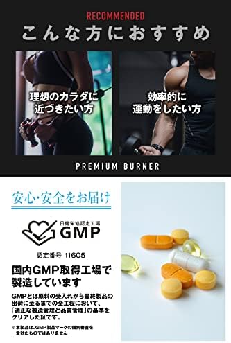 REYS レイズ 【PREMIUM BURNER】 プレミアムバーナー 120粒 （使用目安約30回分）山澤礼明監修 8種の厳選成分配合 ガルニシア（HCA） ブラックジンジャー カルニチン ヒハツ αリポ酸 カフェイン ナイアシン パントテン酸