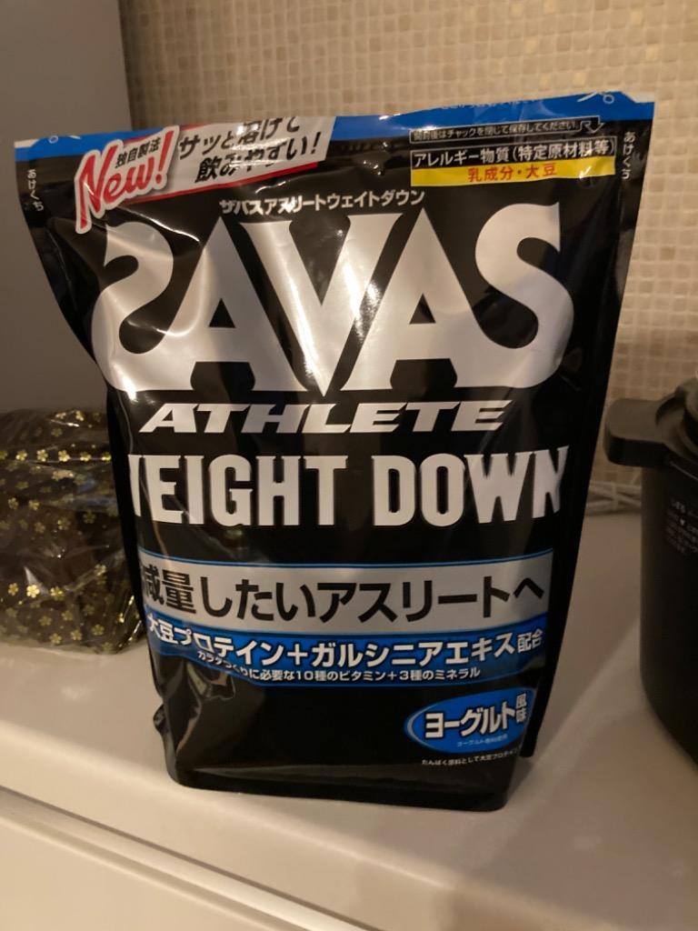 1個 ザバス SAVAS プロ ウェイトダウン ヨーグルト風味 800g