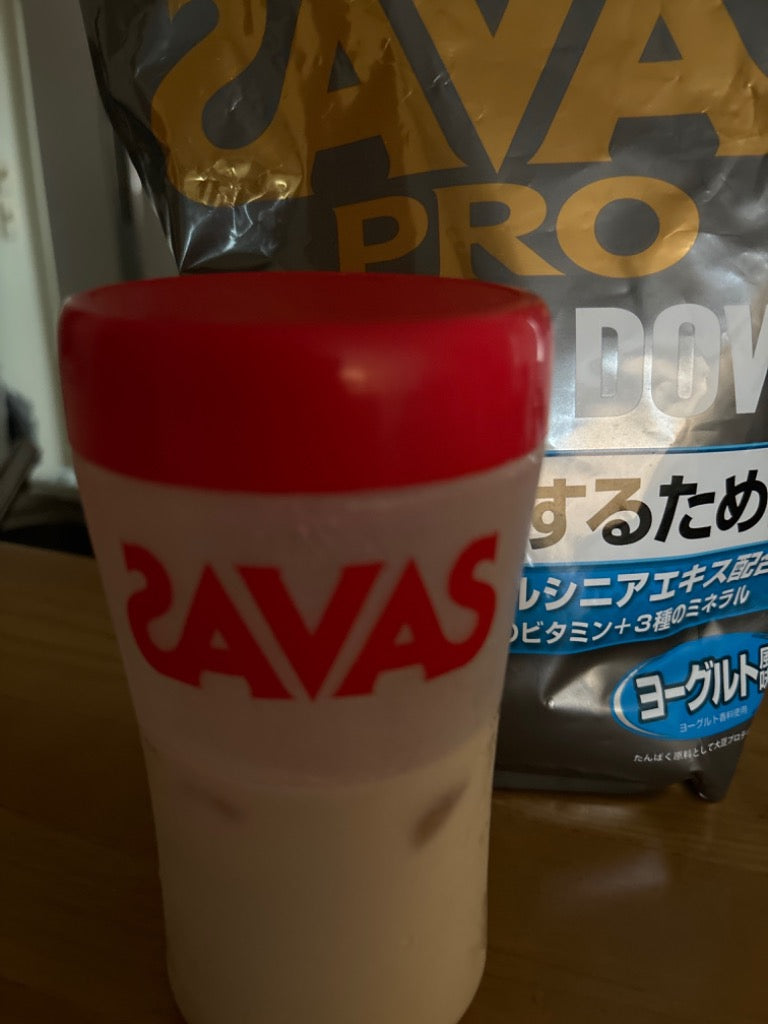 1個 ザバス SAVAS プロ ウェイトダウン ヨーグルト風味 800g