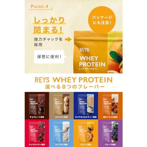 REYS レイズ ホエイ プロテイン 山澤 礼明 監修 1kg 国内製造 ビタミン7種配合 WPCプロテイン ぷろていん ホエイプロテイン (オレン 送料無料