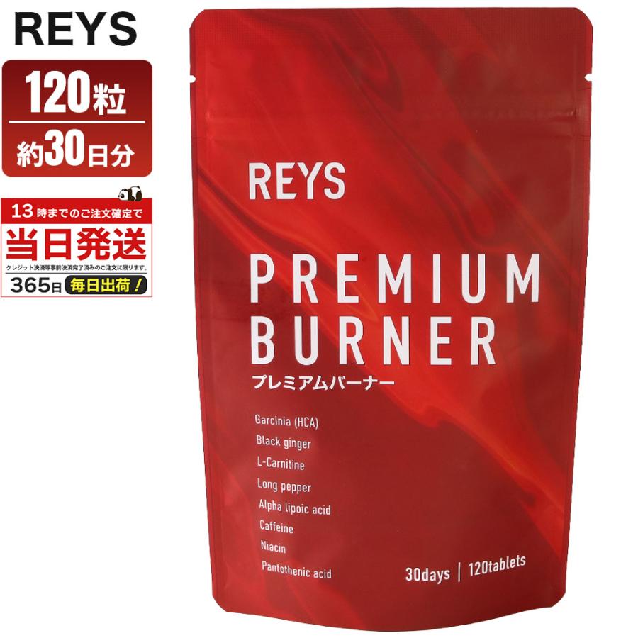 REYS レイズ プレミアムバーナー 120粒 約 30回分  ダイエット  サプリ PREMIUM BURNER