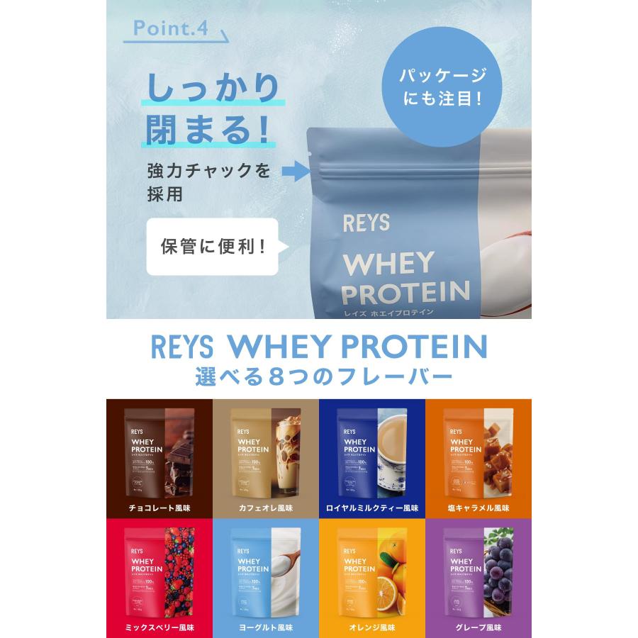 REYS レイズ ホエイ プロテイン 山澤 礼明 監修 1kg 国内製造 ビタミン7種配合 WPCプロテイン ぷろていん ホエイプロテイン (ヨーグ 送料無料