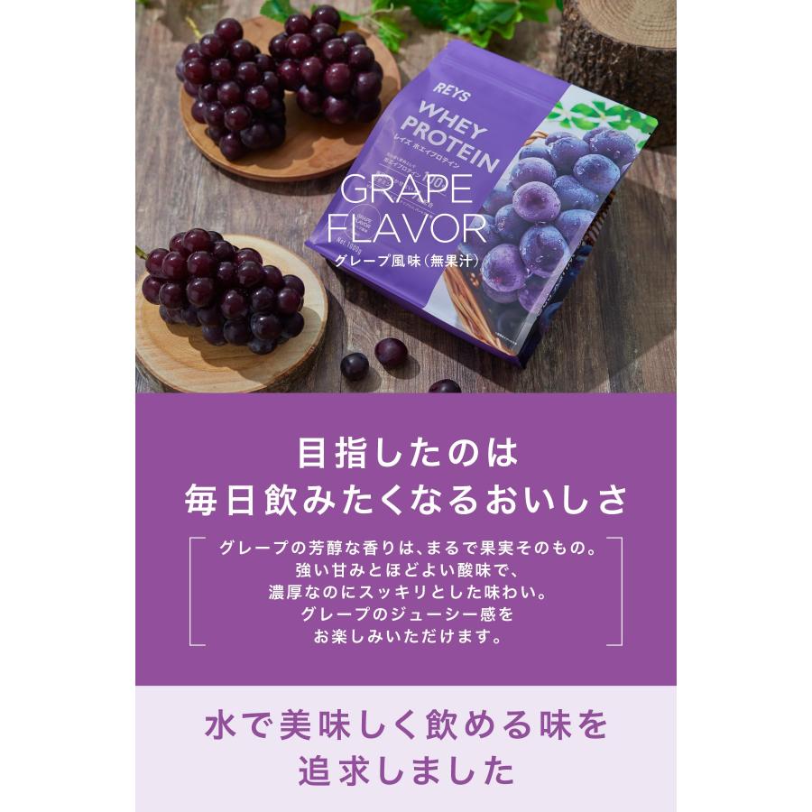 REYS レイズ ホエイ プロテイン 山澤 礼明 監修 1kg 国内製造 ビタミン7種配合 WPCプロテイン ぷろていん ホエイプロテイン (グレー 送料無料