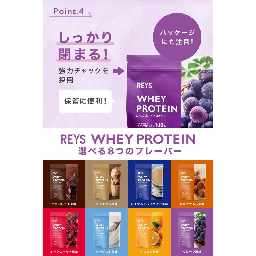 REYS レイズ ホエイ プロテイン 山澤 礼明 監修 1kg 国内製造 ビタミン7種配合 WPCプロテイン ぷろていん ホエイプロテイン (グレー 送料無料