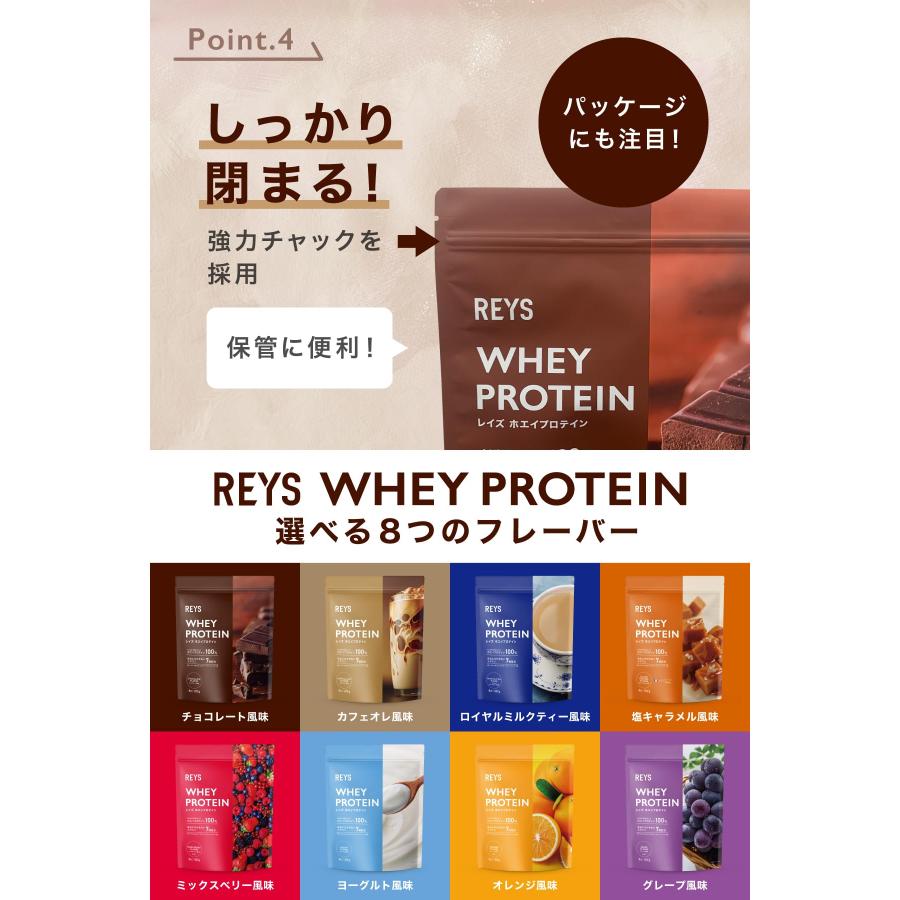 REYS レイズ 粉末 ホエイ プロテイン 山澤 礼明 監修 1kg 国内製造 ビタミン7種配合 WPCプロテイン ぷろていん ホエイプロテイン チョコレート
